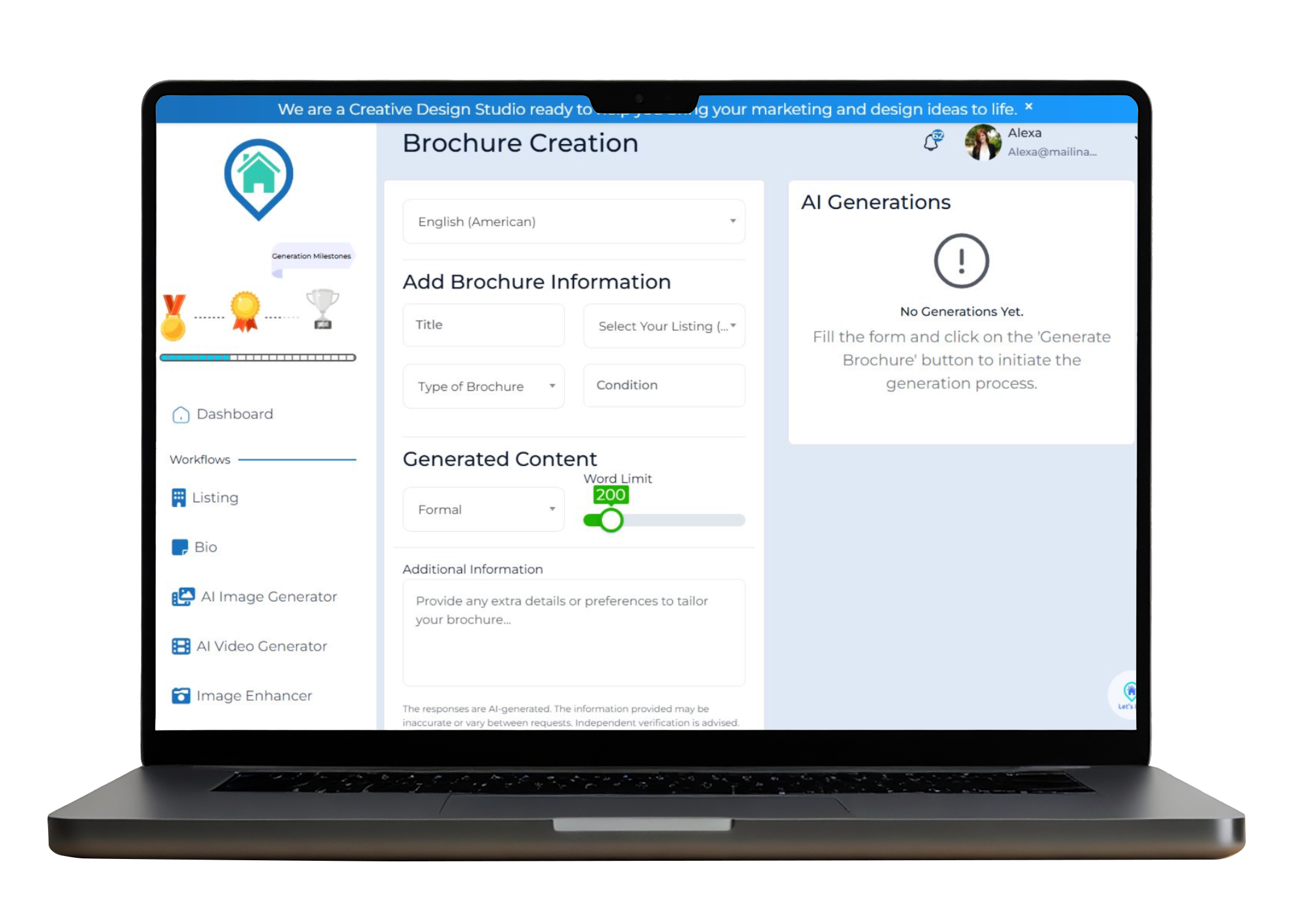 Enhanced real estate property photo for listings