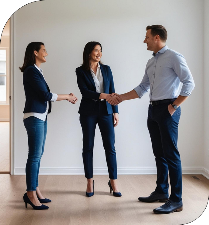 Professionally enhanced real estate property photo