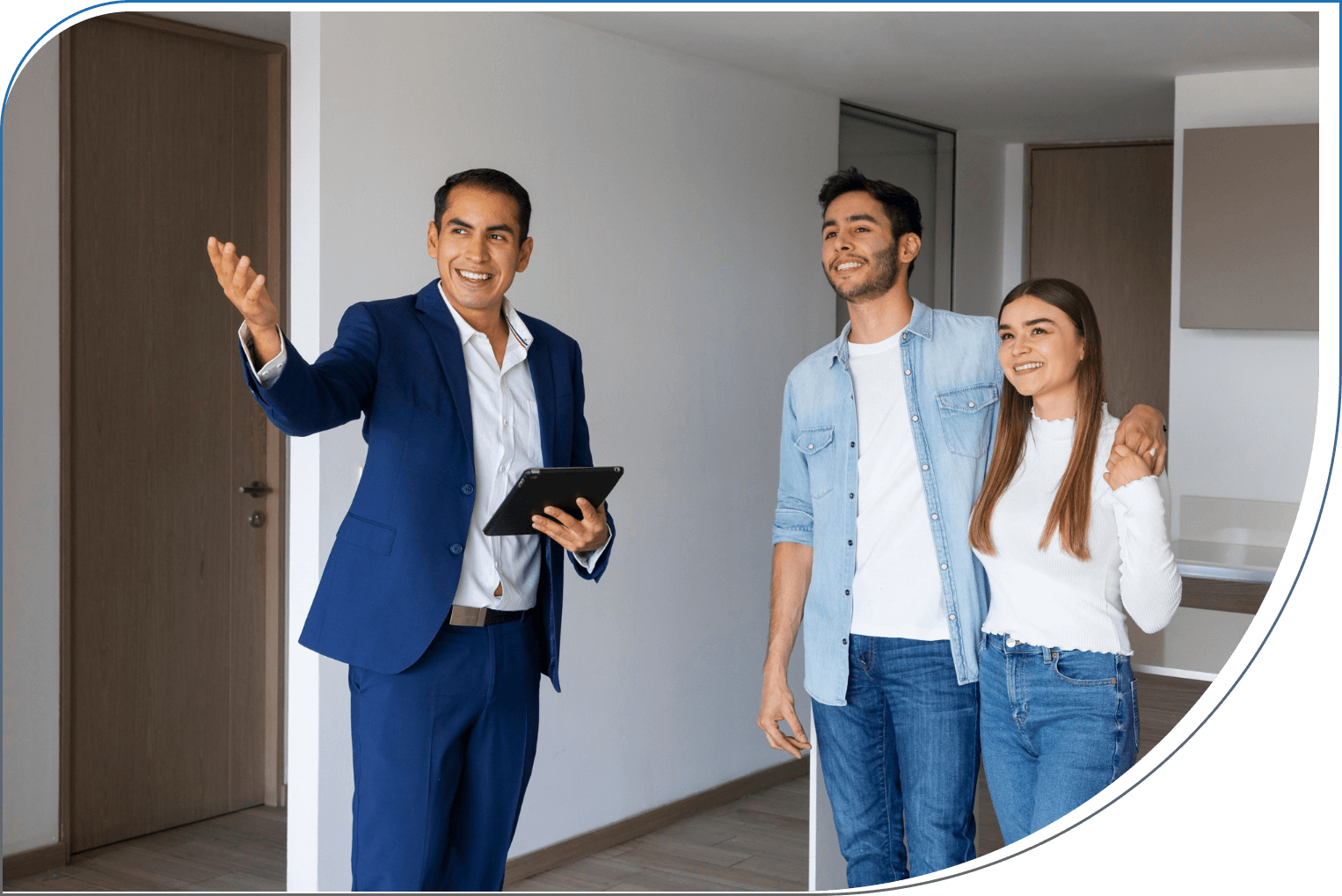 Professionally enhanced real estate property photo